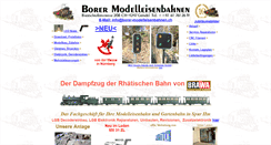 Desktop Screenshot of borer-modelleisenbahnen.ch